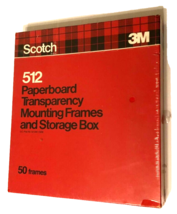 Scotch 3M 512 Paperboard Transparency Mounting Frames 02120015908 Storag... - $13.73