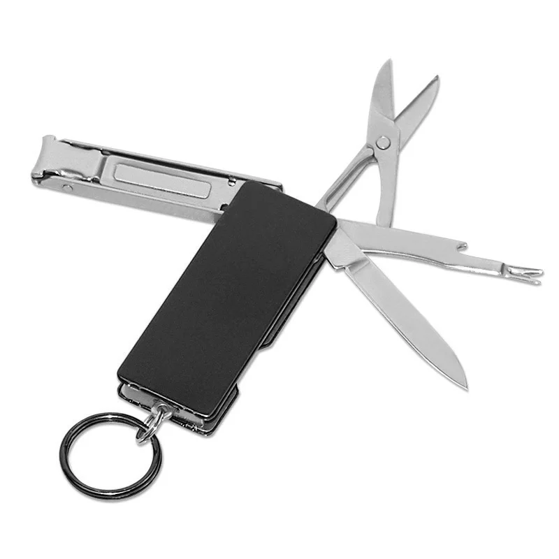 Pocket Tools Multi Hiking Gears Outdoor Multifunction Mini Keychain Knife LED - £8.96 GBP+