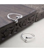 Cute 925 Real Silver Toe THUMB Rings Indian Handmade bichia Pair foot ring - €47,37 EUR