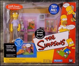 The Simpsons Krusty Burger Playset Pimply Faced Teen Playmates World Springfield - £25.69 GBP