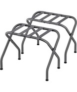Set of 2 - Sturdy Grey Metal Folding Luggage Rack - $2,616.97 MXN