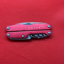 Retired Gen 1 Red Leatherman Juice C2 Multitool, hunt, fish, camp, hike, EDC! - £93.33 GBP