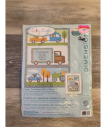 New 2010 Dimensions &quot;Happi Transport Birth Record&quot; counted Cross Stitch ... - £10.02 GBP