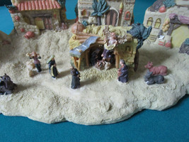 Bethlehem Town Holy Family Birth Of Jesus Music Light Voice With Story - £115.30 GBP