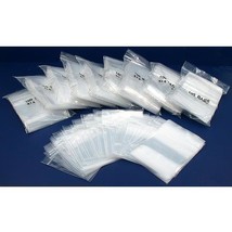 1000 Zipper Poly Bag Resealable Plastic Baggies 4&quot; x 4&quot; - £24.90 GBP