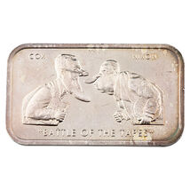 Cox-Nixon Battle Of The Tapes 1oz .999 Silver Piece-
show original title... - $193.62