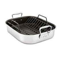 All-Clad Specialty Stainless Steel Large Roaster with Nonstick Rack 13x1... - $136.63 CAD