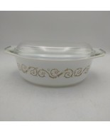 VNTG Excellent Condition PYREX Empire Scroll 1-1/2 QT Casserole Dish #04... - $19.79