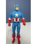 1990 Toy Biz Marvel Super Heroes Captain America Action Figure 5&quot; - £7.78 GBP