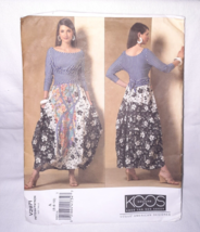 Vogue Designer Pattern V2971 Koos Van Den Akker Misses&#39; Top &amp; Skirt Size... - $24.70