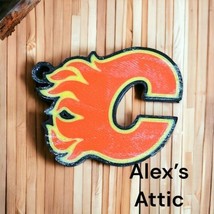 NEW - Calgary Flames 3d Printed Key Ring - $4.94