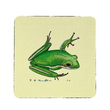 Betsy Drake Tree Frog Neoprene Coaster Set of 4 - £27.14 GBP