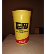 Dickey&#39;s Barbeque Pit Big Yellow Cup, BBQ, fast food, thick plastic cup - $3.37 CAD