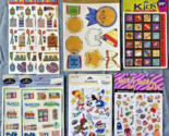 Assorted Lot of Random/Kids Themed Sticker Sheets 10 Pieces SKU - $38.99