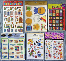 Assorted Lot of Random/Kids Themed Sticker Sheets 10 Pieces SKU - £30.63 GBP