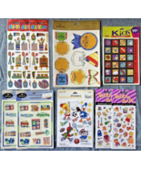 Assorted Lot of Random/Kids Themed Sticker Sheets 10 Pieces SKU - £30.48 GBP