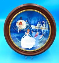 Disney Cinderella Bibbidi Bobbidi Boo Knowles Collector Plate 1988 w/ Frame - £23.46 GBP