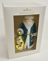 Hallmark Christmas Signature Premium Santa Claus Porcelain Ornament Dated 2019 - £19.45 GBP