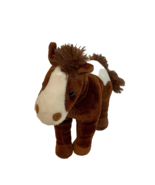 Linzy Palomino Brown Horse 9” Soft Plush With Sounds Stuffed Animal Soun... - $14.95