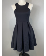 Tea n Cup Black Cocktail Dress Sleeveless Size Small - £14.77 GBP