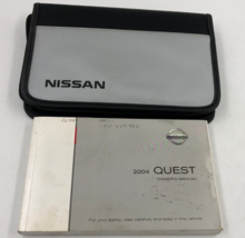 2004 Nissan Quest Owners Manual Handbook with Case OEM J03B43001 - £13.44 GBP