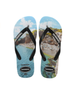 Havaianas Kids&#39; Top Photoprint Flip Flop Sandal, Black/Turquoise, US 10 ... - $23.07 CAD