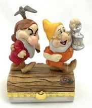 Disney Snow White Grumpy &amp; Doc Bradford Exchange Trinket Box NEW w/ C.O.A. - £41.93 GBP