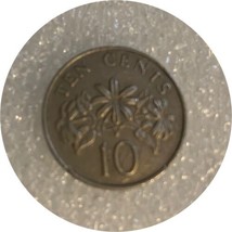 1987 Singapore 10 cents VF - $0.71