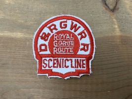 Vintage Train Patch Royal Gorge Route D&amp;RGWRR Railroad RR 2&quot; Round Unsewn - £9.69 GBP