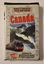 Canada World&#39;s Greatest Train Ride Videos Vhs 1996 New Sealed - £7.91 GBP