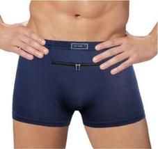 Men&#39;s anti-theft briefs, viscose medium waist four quarter pants, zippers - £23.97 GBP