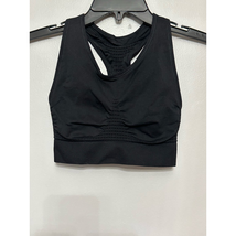 Sweaty Betty Womens Sports Bra Black Solid Pullover Racerback Activewear S - £21.78 GBP