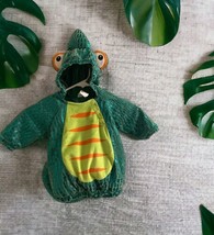 Chameleon Costume Infant 0-6 Month Green Dress Up Reptile Amphibian Halloween - £15.02 GBP