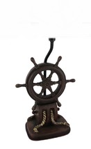 Scratch &amp; Dent `Captain`s Destiny` Ship`s Wheel Table Lamp - £35.77 GBP