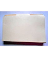 Unbranded Manila Ivory File Folders 8-1/2" x 14" Lot of 50 - $11.87