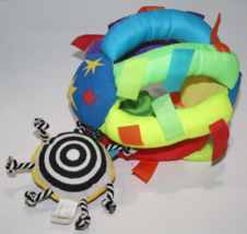 Manhattan Toy Whoozit Wiggle Ball Multicolor Vibrating 7&quot; Soft Baby Plus... - $28.06