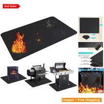 65x48 Fireproof Grill Mat - Waterproof BBQ Protector for Outdoor Safety - $67.27
