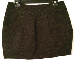 Twelfth street skirt size S women black zip close (contains wool )made i... - $12.86