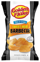 Golden Flake Thin &amp; Crispy Potato Chips, 4.625 Oz Bags (Pack of 4) - $29.96