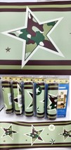 1 Home Trends Kids Wallpaper Border Star Camo Army Military Camouflage Green New - £8.52 GBP