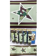 1 Home Trends Kids Wallpaper Border Star Camo Army Military Camouflage G... - $10.67