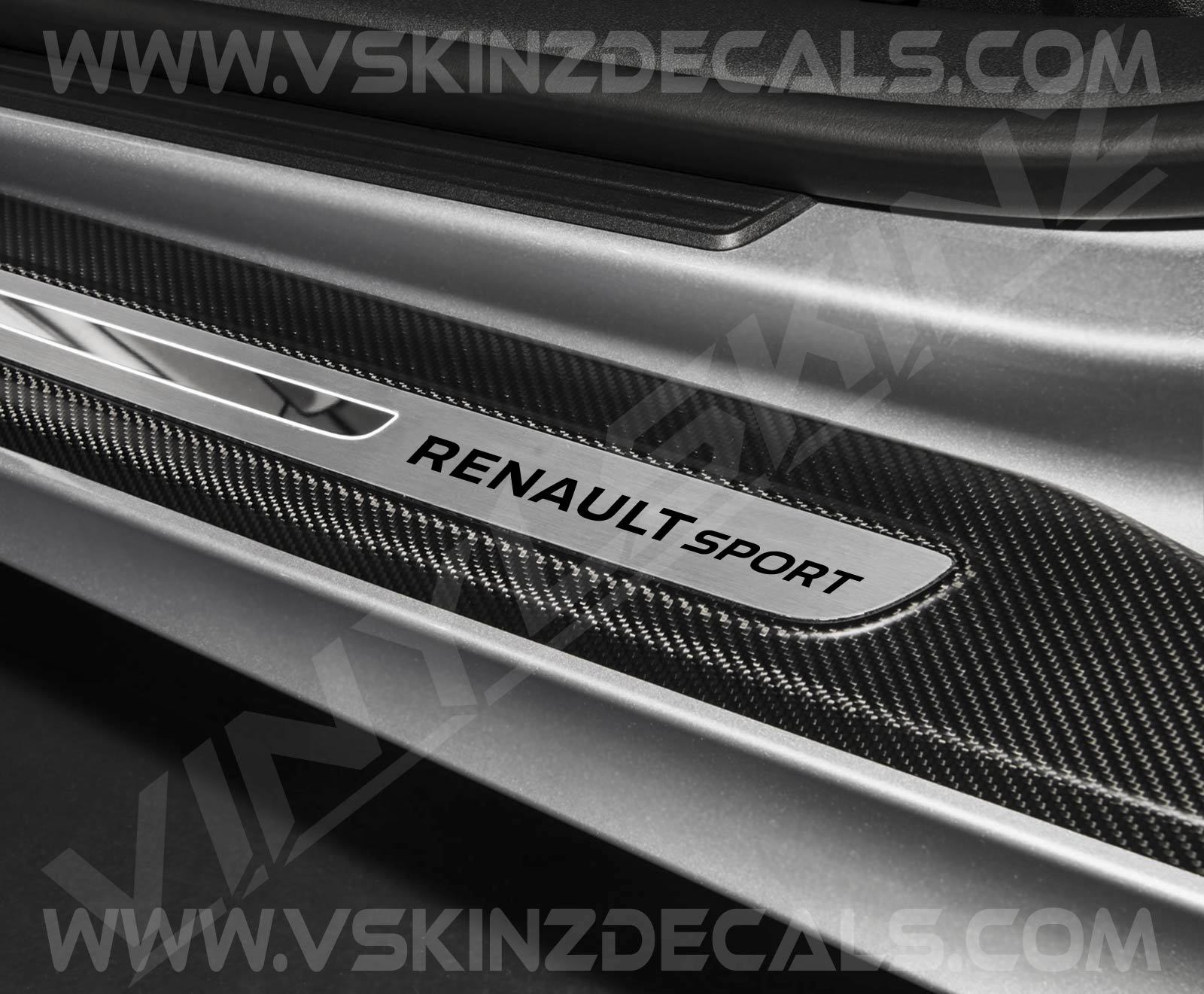 Renault Sport Logo Door Sill Decals Stickers Premium Quality 5 Colours Mégane
