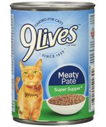 9Lives Meaty Paté Super Supper Wet Cat Food, 13 Ounce (Pack of 12) - $623.61 MXN