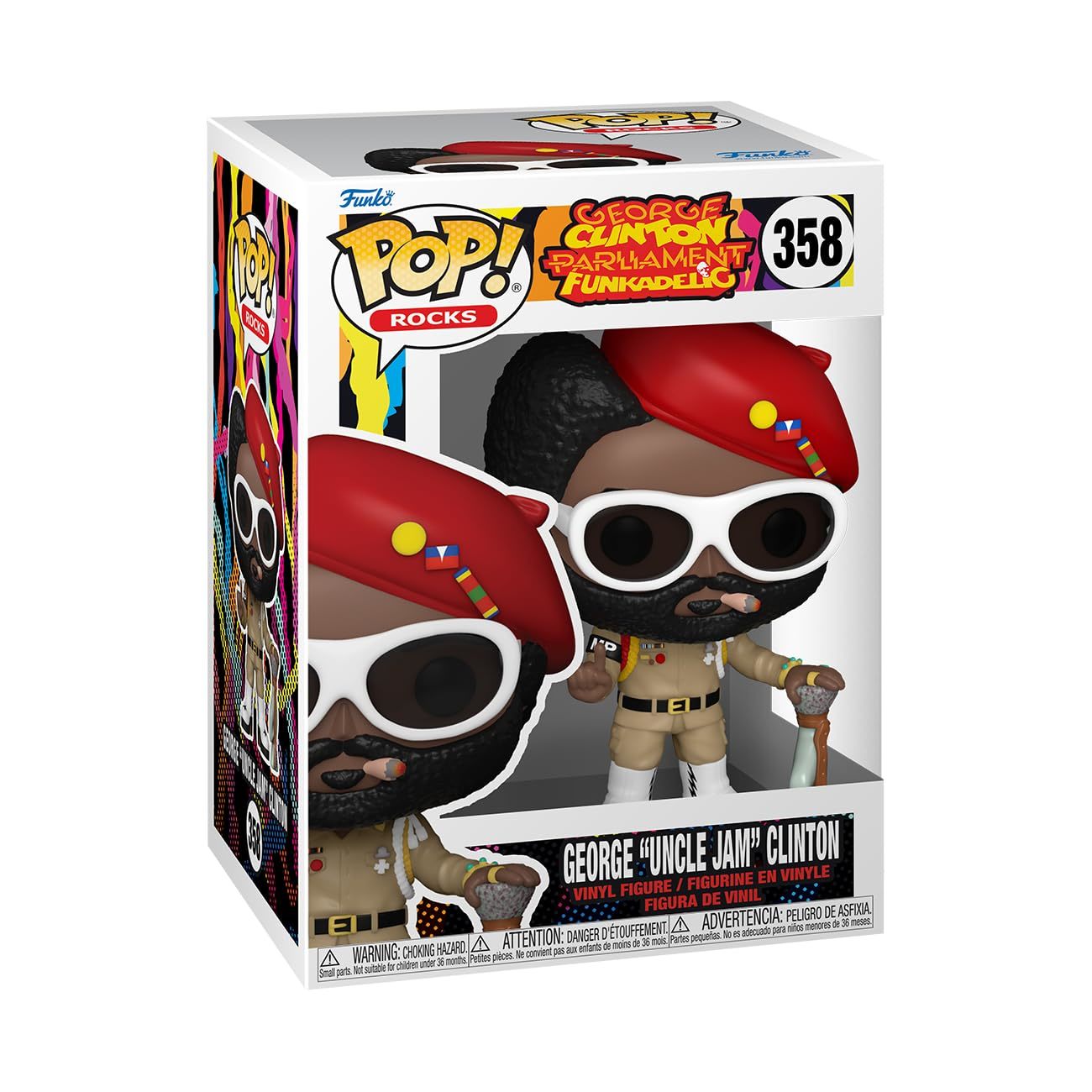 Funko Pop! Rocks: George Clinton Parliament Funkadelic - George Uncle Jam Clinto