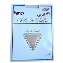 Hanes Soft &#39;N Silky Sheer Control Top Almond Blush Size E F Pantyhose NOS - $166.56 MXN