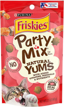 Friskies Party Mix Naturals Cat Treats with Real Salmon - Nutrient-Rich Feline D - £4.63 GBP+