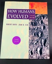 HOW HUMANS EVOLVED Third Edition WITH CD by Robert Boyd Joan B. Silk - £4.33 GBP