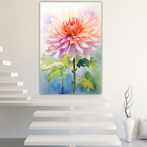 Blooming Flower Canvas Painting Wall Art Posters Landscape Canvas Print Picture - £10.96 GBP+