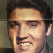 Vintage Elvis Presley Magazine Fold Out Poster Young Elvis - £4.68 GBP