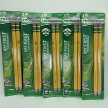 My First Ticonderoga #2 Sharpened Wood Oversize Beginner Pencils 2-pack ... - £10.05 GBP